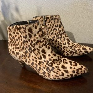 San Edelman Leopard Booties